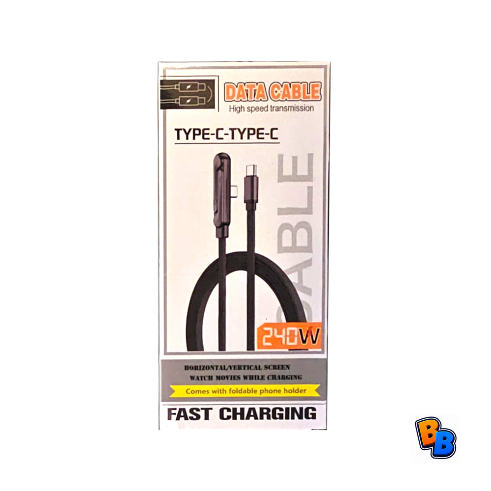 240W USB-C to USB-C with Stand Cable
