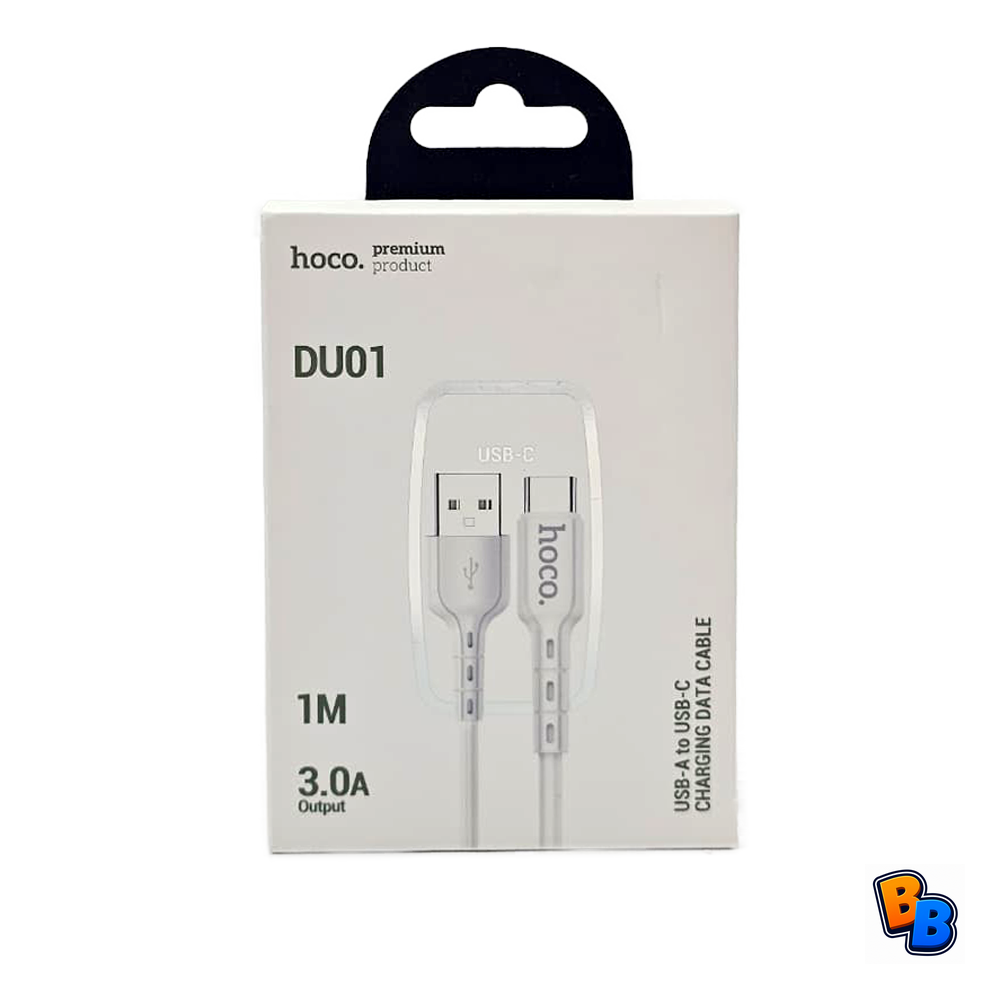 Hoco D001 Novel Charging Data Cable - Type-C White