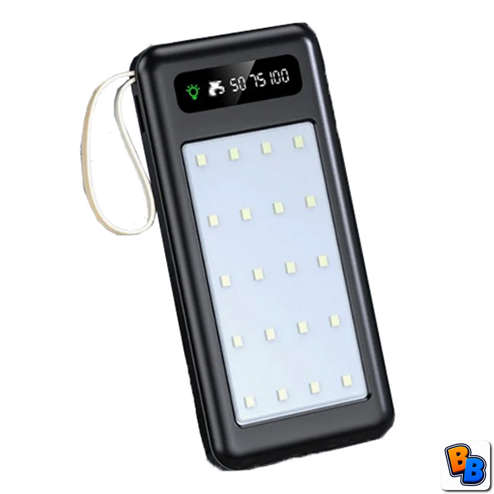 Power bank Fast Charger with light