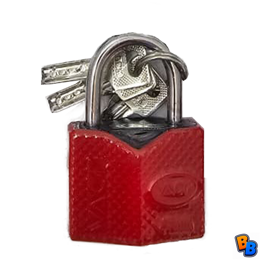 BS2497 Coloured Pad Lock Shape Set 38