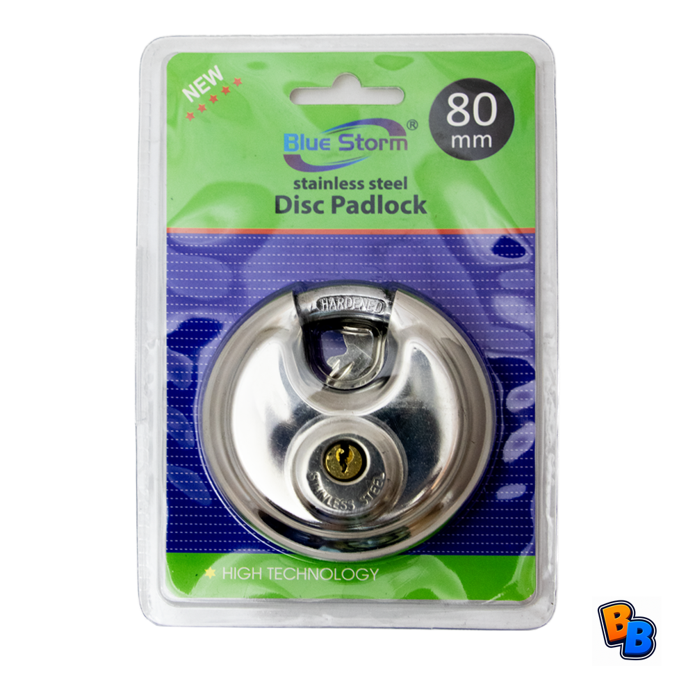 80mm Round Padlock 653222