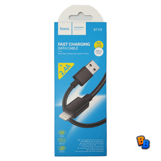 Hoco X119 Energy Charging Data Cable iP (packaged) Gold