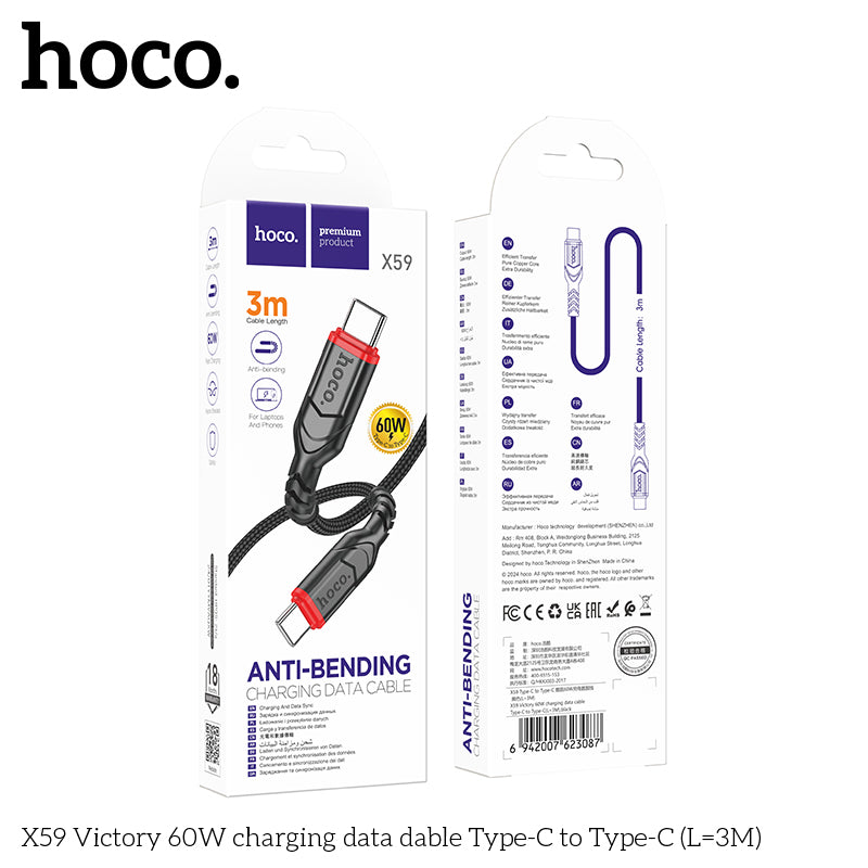 Hoco X59 3M Charging Cable for Micro USB