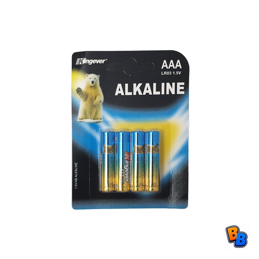 Kingever Alkaline AAA (4pk)
