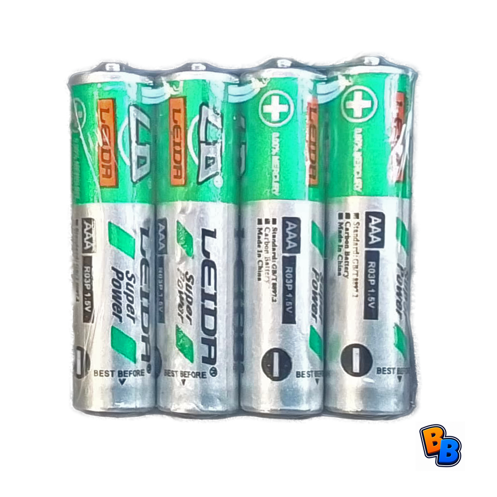 Leida Battery  AAA (4pcs)