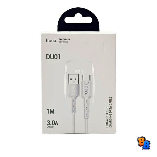Hoco D001 Novel Charging Data Cable - Type-C White