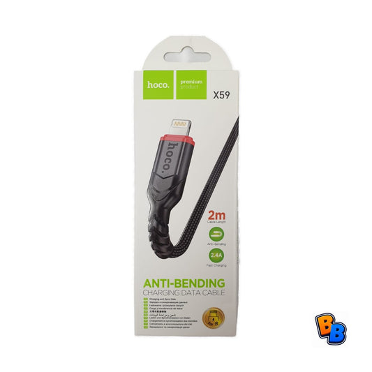 Hoco X59 Victory Charging Data Cable iP (packaged) Black