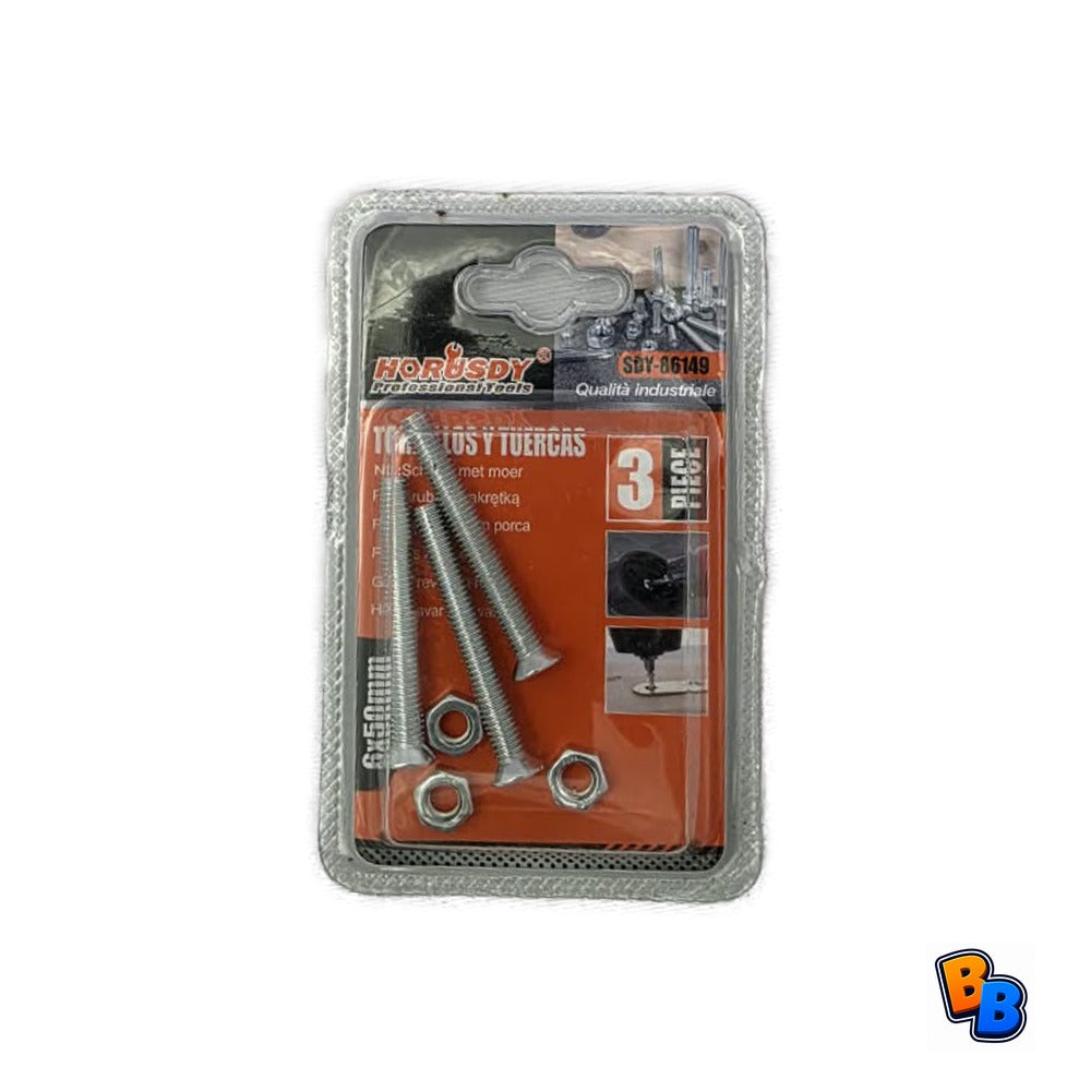 6*50 screws (Tornillos)