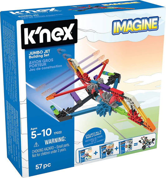 KNEX Jumbo Jet Starter Vehicle, 57 pieces